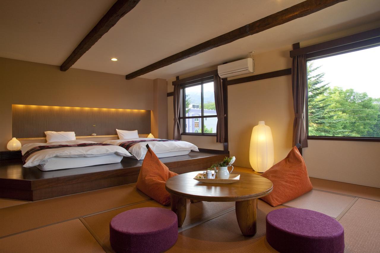 Hotel Hakuba Berghaus Отари Номер фото